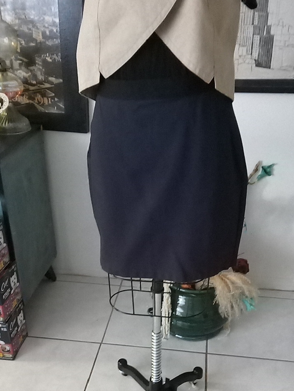Chic Black Pencil Skirt for Women
